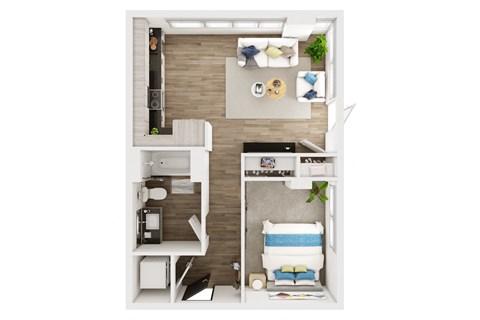 SURF, Live Work, 1 Bed, 1 Bath at Marina Square, Washington, 98337